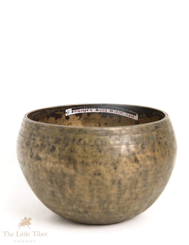 Enchanting Antique Tibetan Singing Bowl for Spiritual Harmony - ATQ548