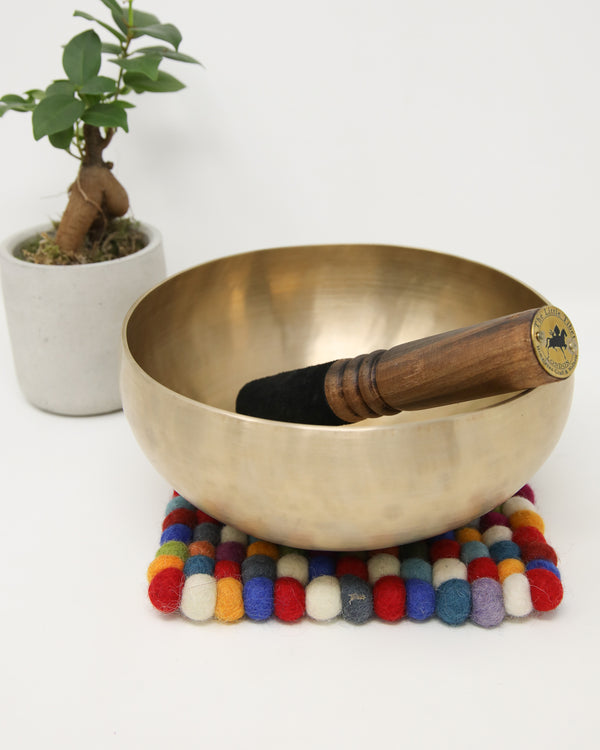 Handmade Felt Cushion for Singing Bowls  A01, The Little Tibet