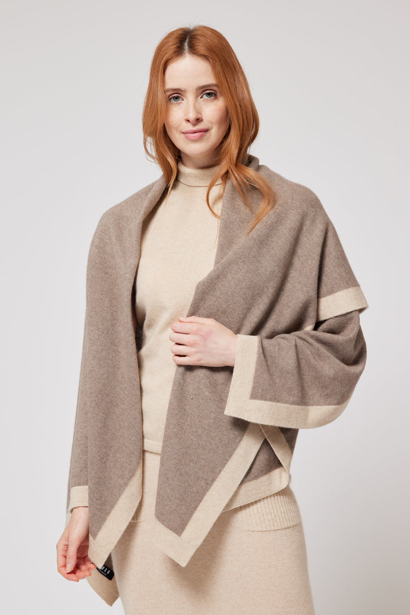 Premium Mongolian Cashmere Throw – Ultra-Soft, Lightweight & Breathable (195 x 100 cm) 100% Cashmere | Made in Mongolia