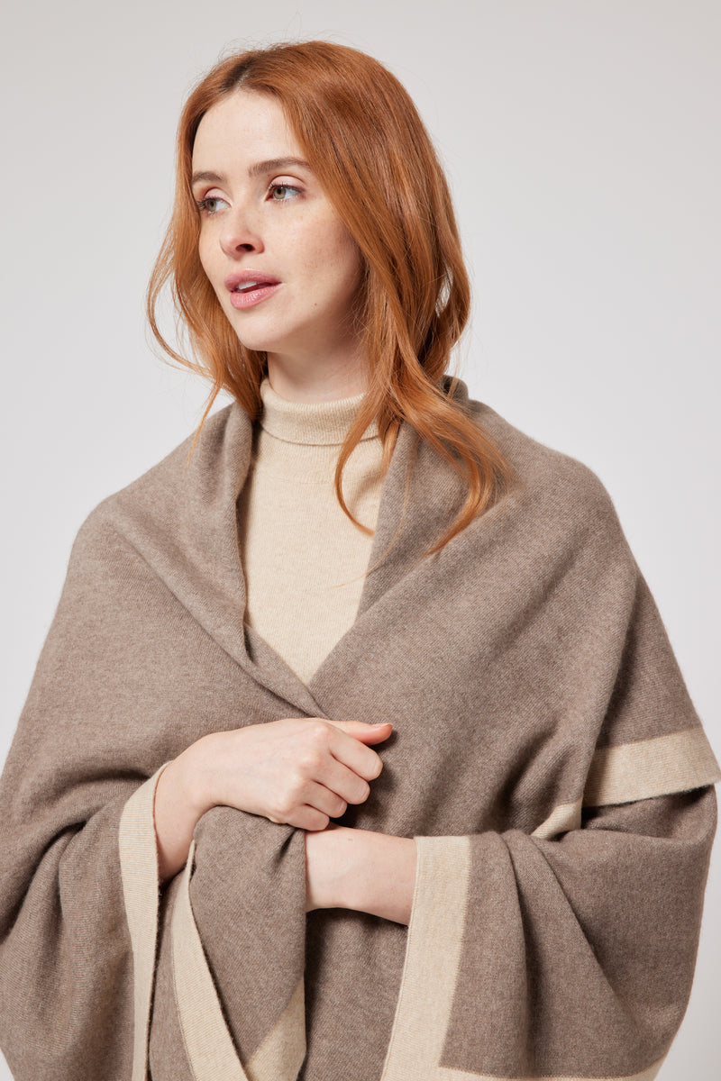 Premium Mongolian Cashmere Throw – Ultra-Soft, Lightweight & Breathable (195 x 100 cm) 100% Cashmere | Made in Mongolia