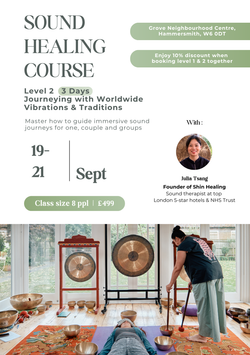 Sound Healing Course Level 2 (Oct 31 - Nov 2) Journeying with worldwide vibrations