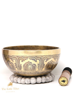 Unleash Inner Harmony: Experience Meditation and Healing with the Vajra Tibetan Singing Bowl - AM67
