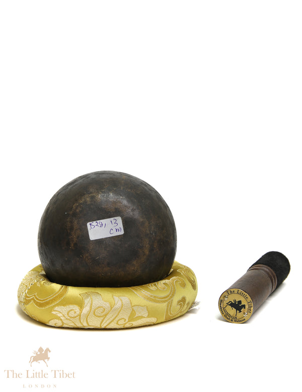 Antique Tibetan Singing Bowl | Handcrafted E Note Third Eye Chakra Bowl - ATQ1154