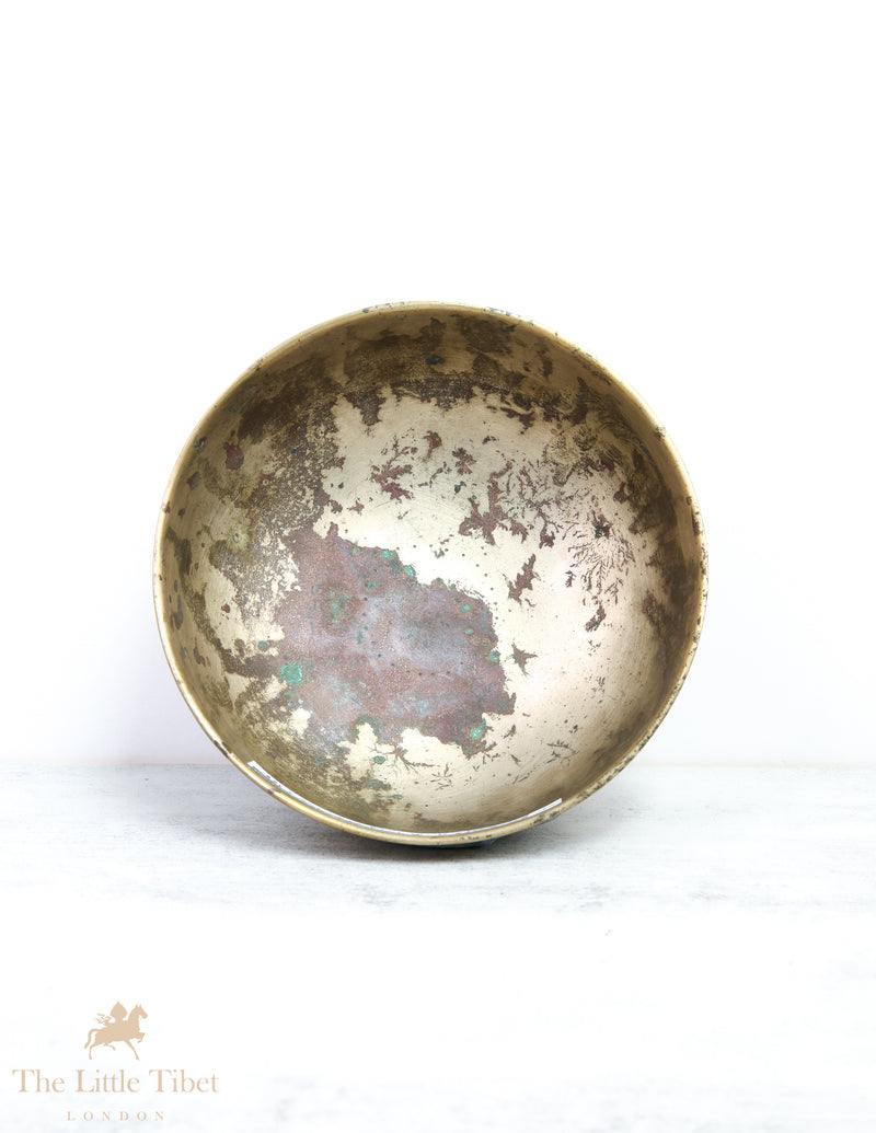 Antique Himalayan Singing Bowl for Holistic Healing - ATQ414