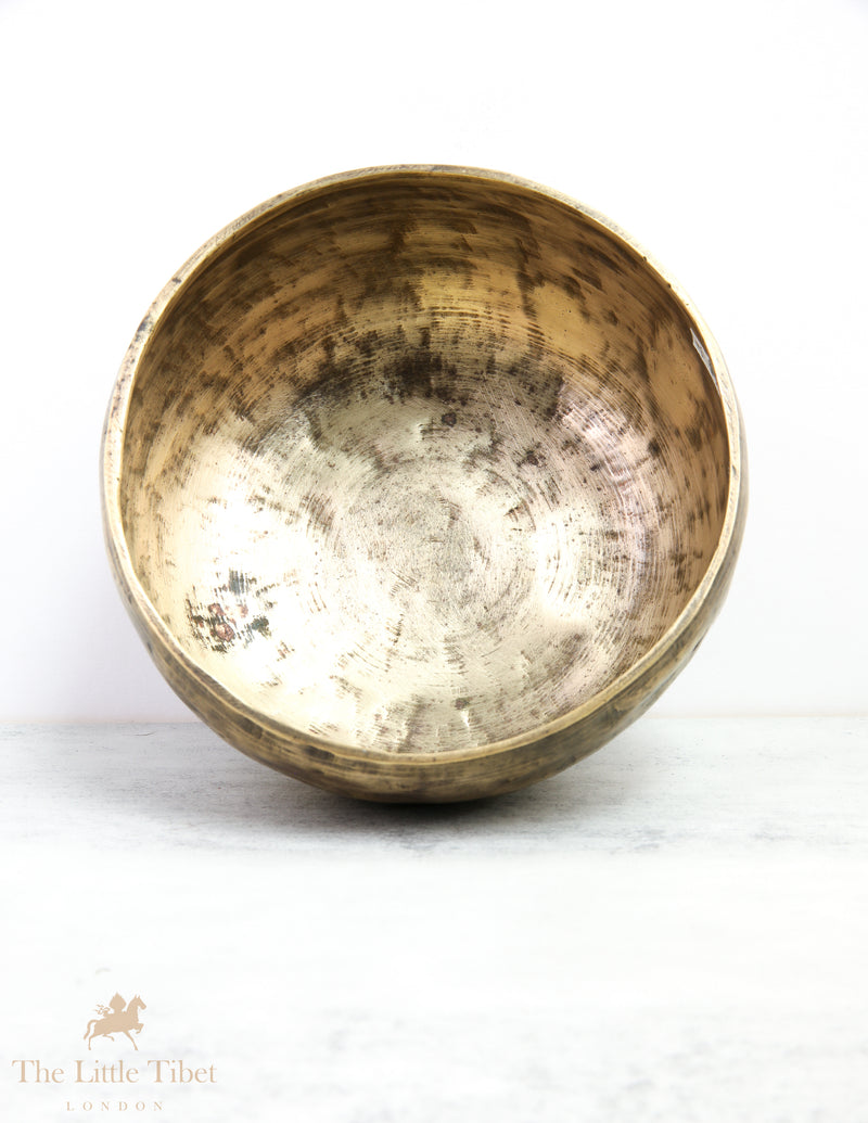 Antique Tibetan Singing Bowl for Sound Therapy - ATQ430