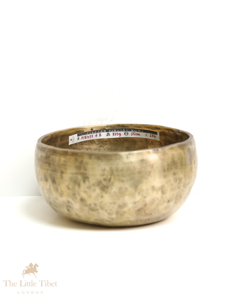 imeless Harmony: Unveiling the Rare, Collectible Antique Singing Bowl Over 80 Years Old - ATQ433