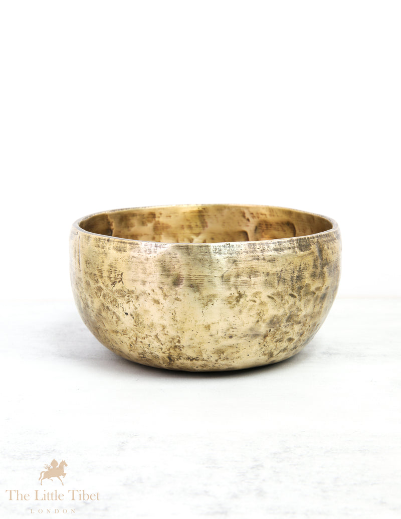 Sound Healing Antique Tibetan Singing Bowl - ATQ450
