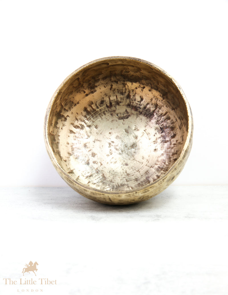 Sound Healing Antique Tibetan Singing Bowl - ATQ450