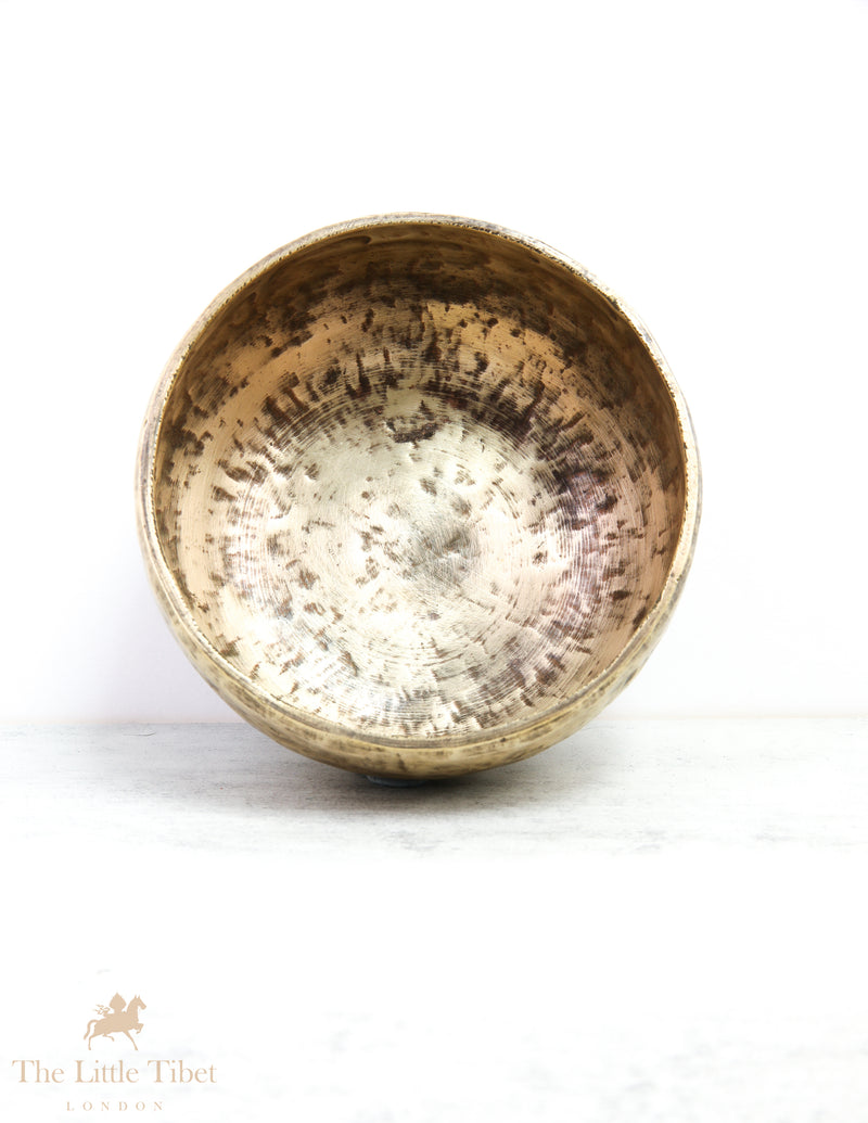 Sound Healing Antique Tibetan Singing Bowl - ATQ450