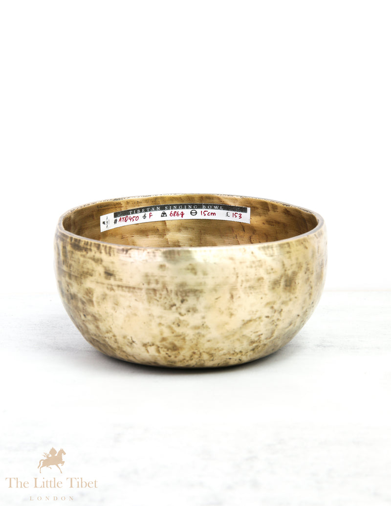 Sound Healing Antique Tibetan Singing Bowl - ATQ450