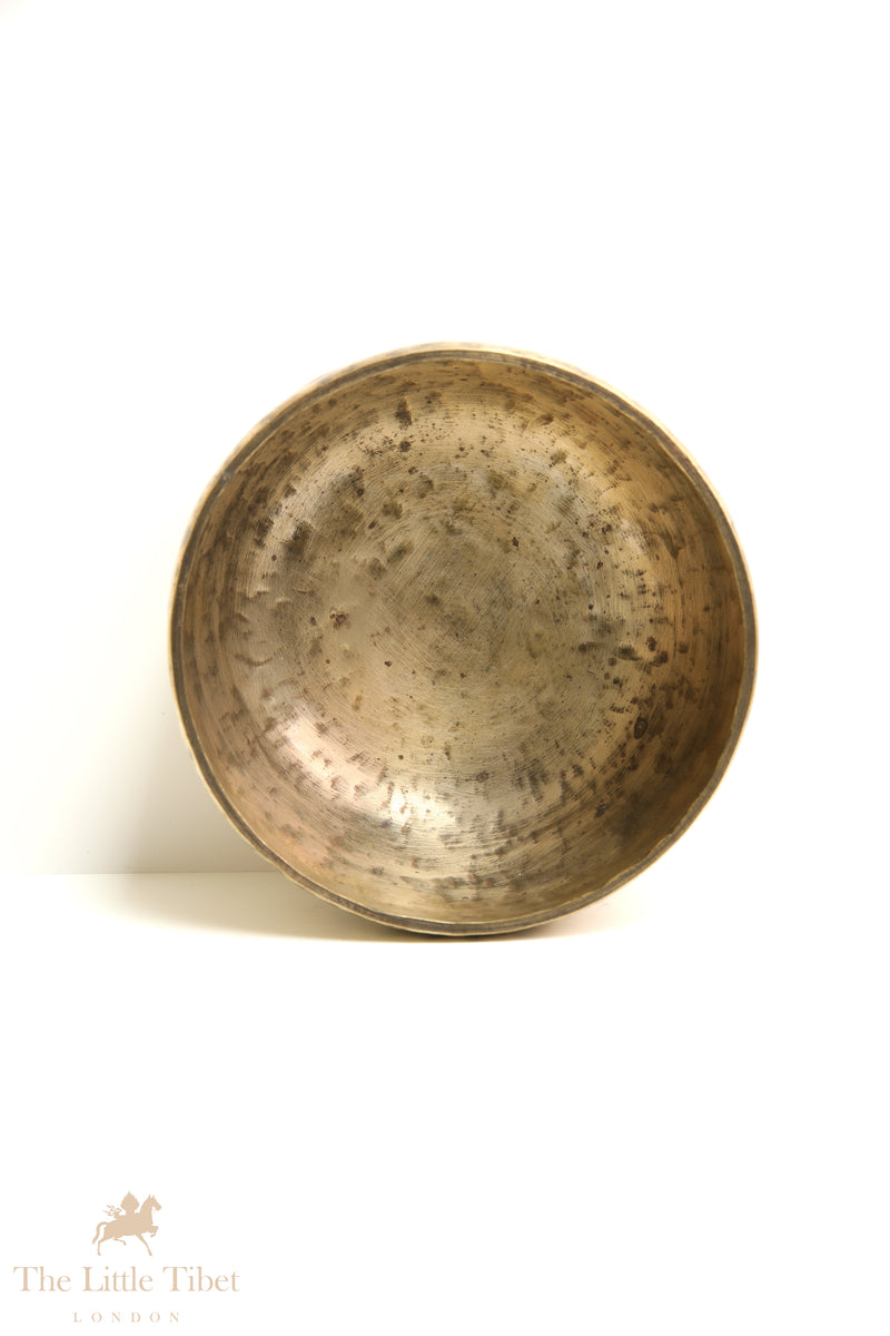 Resonating History: Unveiling the Rare and Collectible Antique Singing Bowl, Over 80 Years Old- ATQ467