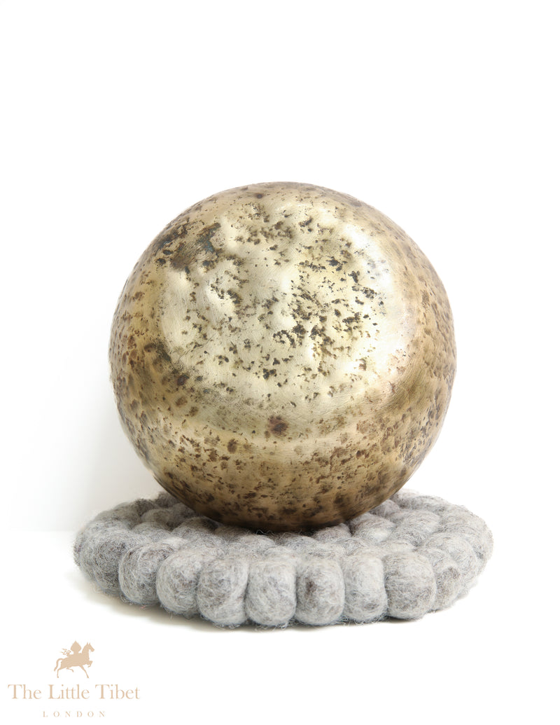 Resonating History: Unveiling the Rare and Collectible Antique Singing Bowl, Over 80 Years Old- ATQ467