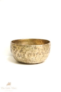 Resonating History: Unveiling the Rare and Collectible Antique Singing Bowl, Over 80 Years Old- ATQ467