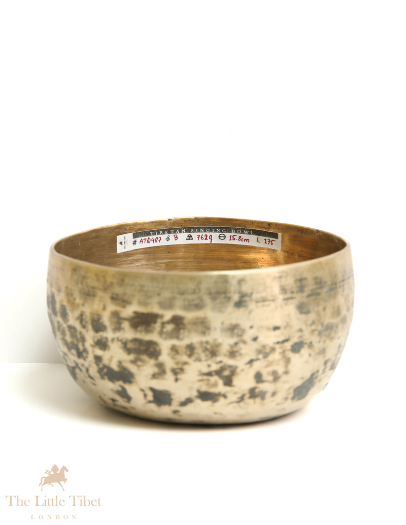 Timeless Harmony: Embrace Serenity with a Rare, Collectible Antique Singing Bowl Over 80 Years Old- ATQ487