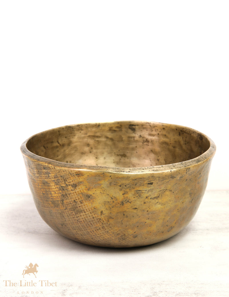 Tibetan Sound Healing Antique Singing Bowl - ATQ492