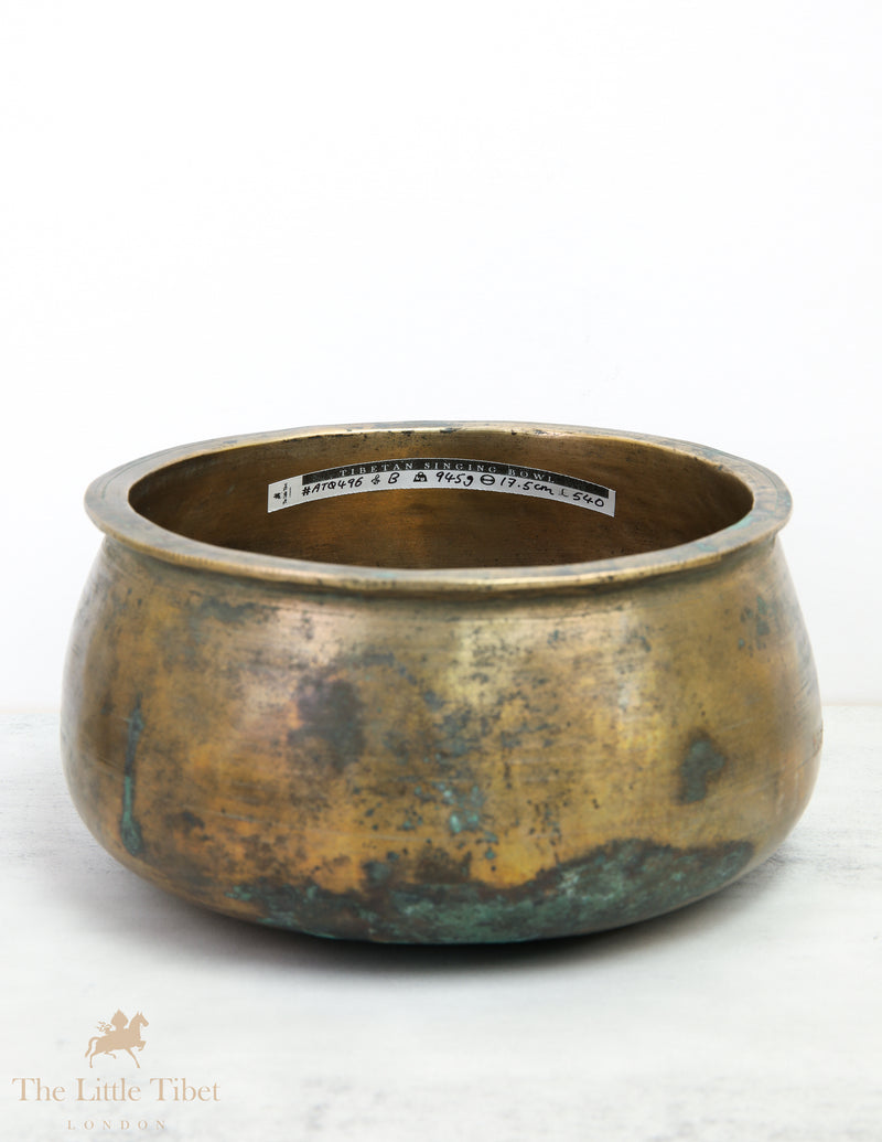 Himalayan Antique Sound Therapy Singing Bowl - ATQ496