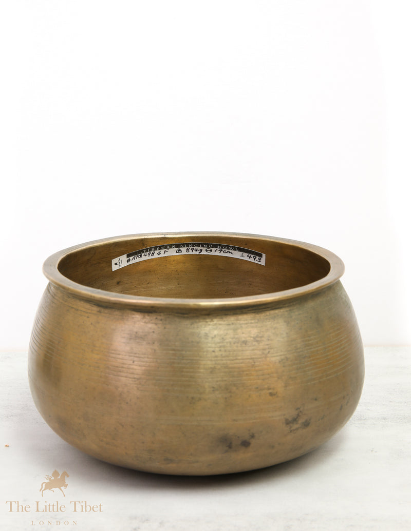 Antique Hand Hammered Tibetan Singing Bowl - ATQ498