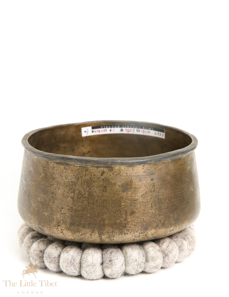 Exquisite Rarity: Antique Tibetan Singing Bowl with Timeless Melodies - ATQ579