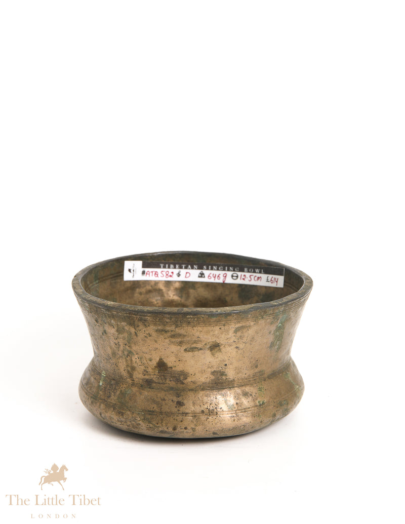 Elevate Your Meditation: Rare Antique Tibetan Singing Bowl for Spiritual Harmony - ATQ582