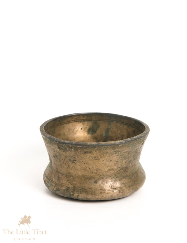 Elevate Your Meditation: Rare Antique Tibetan Singing Bowl for Spiritual Harmony - ATQ582