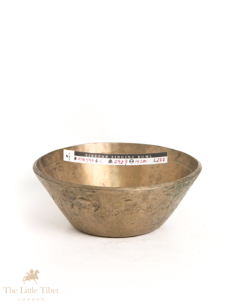 Vintage Tibetan Singing Bowl: Elevating Mindful Moments - ATQ599
