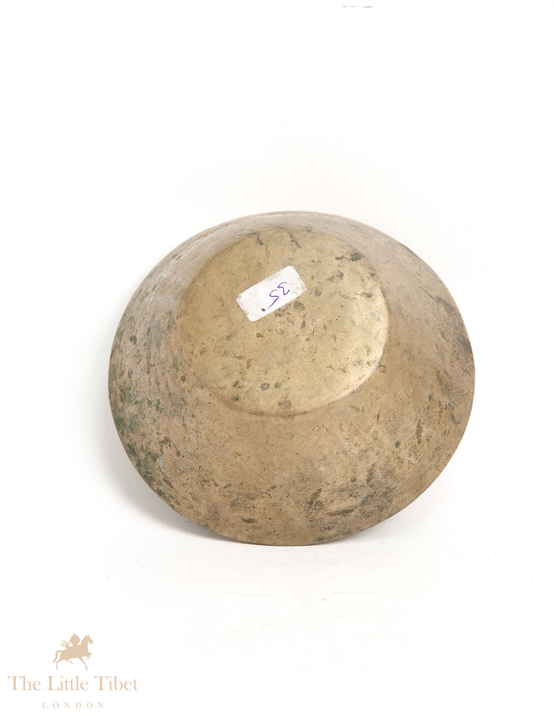 Vintage Tibetan Singing Bowl: Elevating Mindful Moments - ATQ599