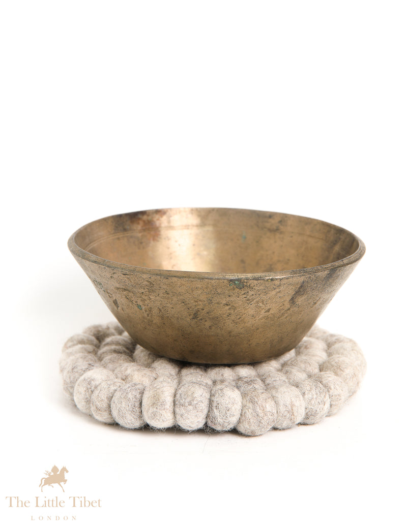 Vintage Tibetan Singing Bowl: Elevating Mindful Moments - ATQ599