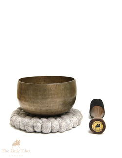 Antique Tibetan Singing Bowl | Rare G Note Solar Plexus Bowl – Easy to Play - ATQ881