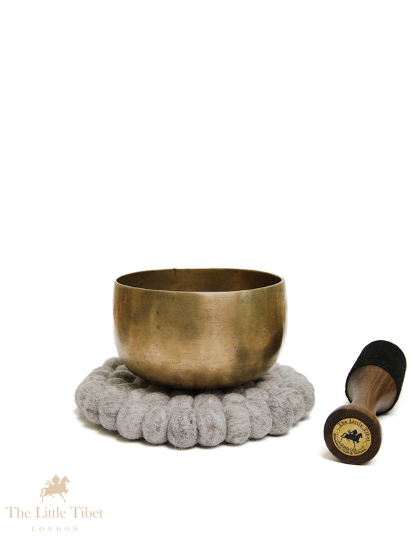 Antique Tall-Wall Singing Bowl | Unique C Note Sacral Chakra Bowl – Rare & Portable - ATQ884