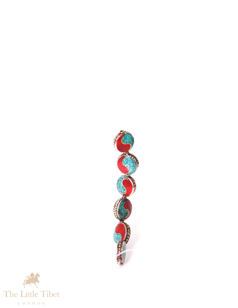Ying yang Tibetan Beads for jewellery making