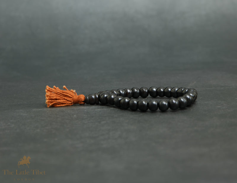Wooden Bead Bracelet | Tibetan Style – Available in White, Black, Gold & Red