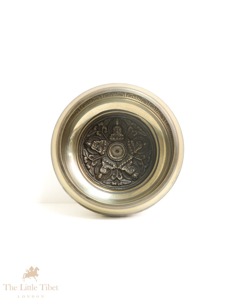 Journey to Enlightenment: The Five Buddhas and Their Influence on Tibetan Singing Bowls - BZ301