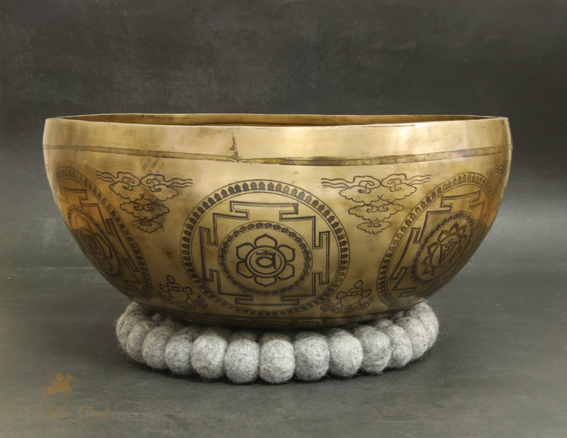 Ancient Harmonies: Explore the Healing Power of Tibetan Singing Bowls for Meditation, Chakra Healing, and Sound Therapy-EB1