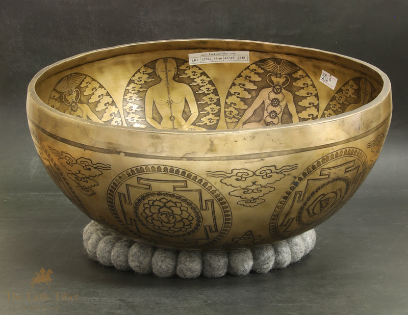 Ancient Harmonies: Explore the Healing Power of Tibetan Singing Bowls for Meditation, Chakra Healing, and Sound Therapy-EB1
