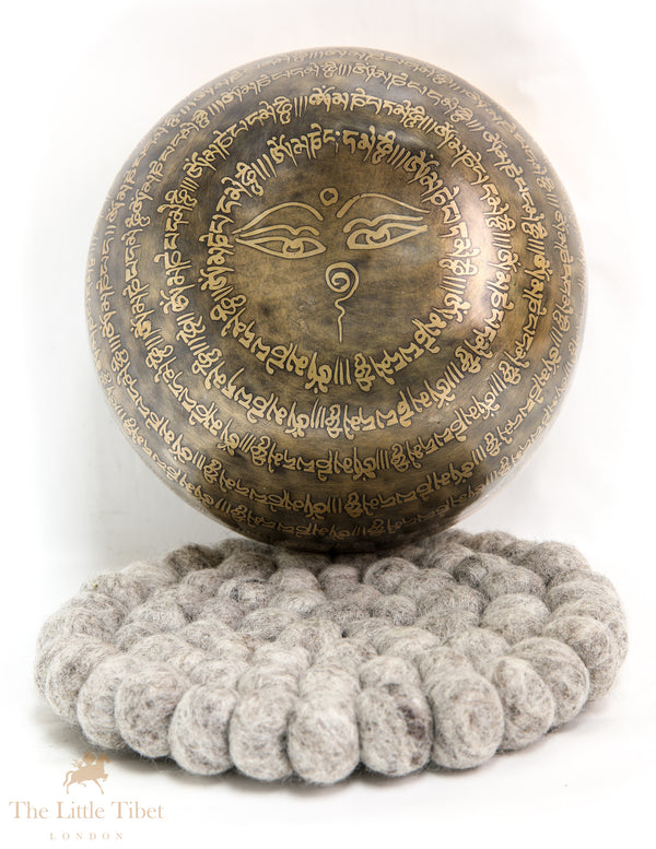 Tranquil Tones: Buddha's Eye Tibetan Singing Bowl - EC142