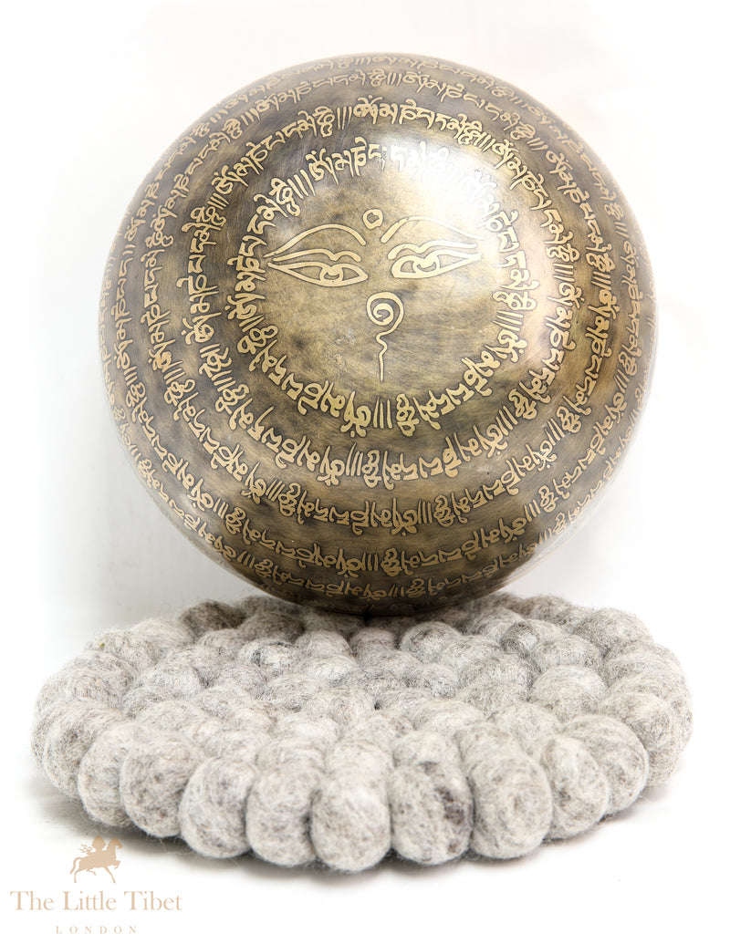 Tranquil Tones: Buddha's Eye Tibetan Singing Bowl - EC142