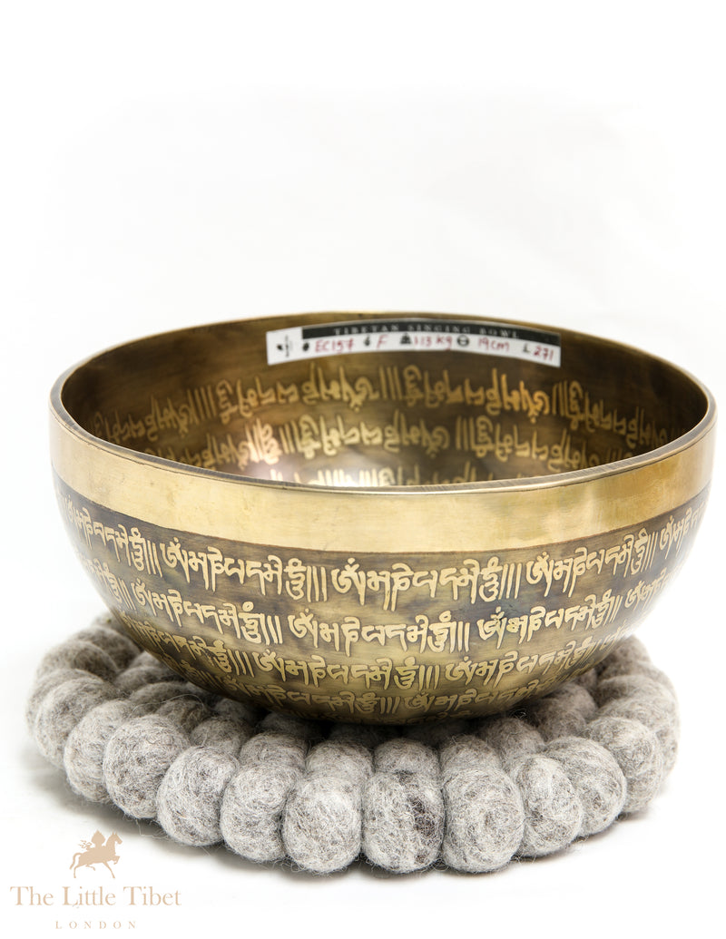 Harmonious Echoes: A Personal Journey with our Handcrafted Seven-Metal Singing Bowl- EC157