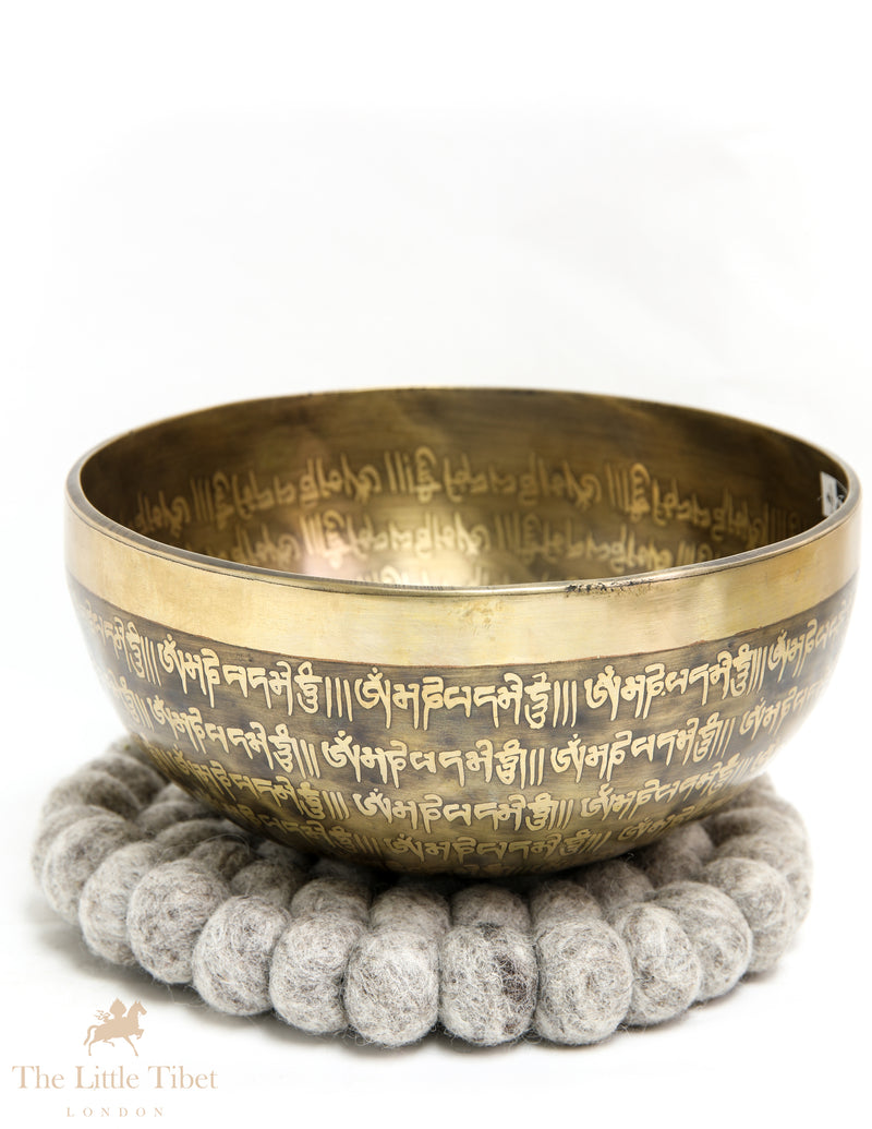 Harmonious Echoes: A Personal Journey with our Handcrafted Seven-Metal Singing Bowl- EC157