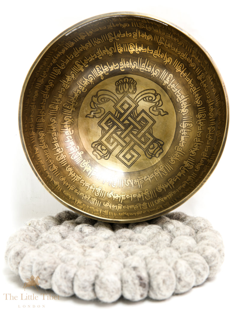 Harmonious Echoes: A Personal Journey with our Handcrafted Seven-Metal Singing Bowl- EC157