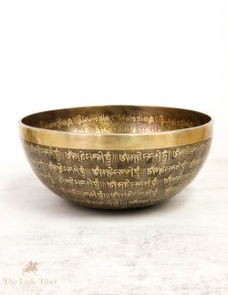 Flower of Life Tibetan Singing Bowl for Meditation - EC99
