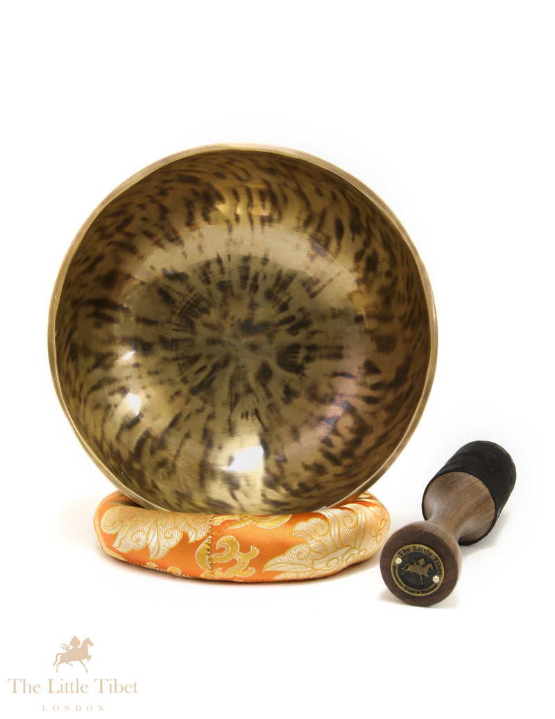 Full Moon Tibetan Singing Bowl – Solar Plexus Chakra Healing Bowl (Note G)-FM272