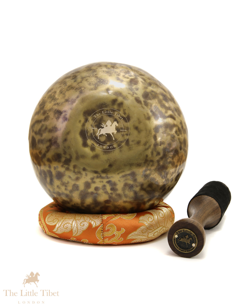 Full Moon Tibetan Singing Bowl – Solar Plexus Chakra Healing Bowl (Note G)-FM273