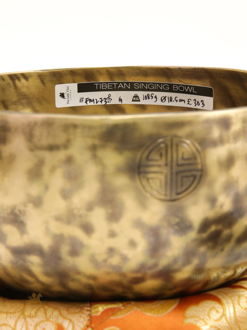 Full Moon Tibetan Singing Bowl – Solar Plexus Chakra Healing Bowl (Note G)-FM273