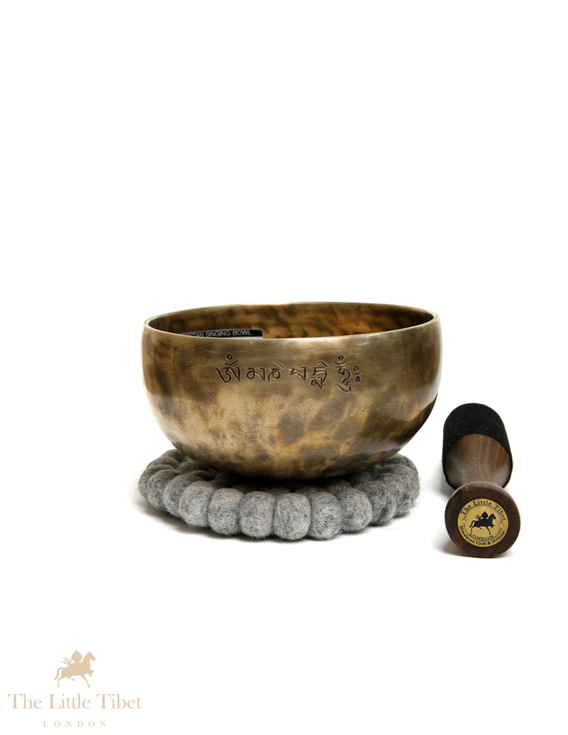 Full Moon Tibetan Singing Bowl | C Note Sacral Chakra Sound Bowl- FM276