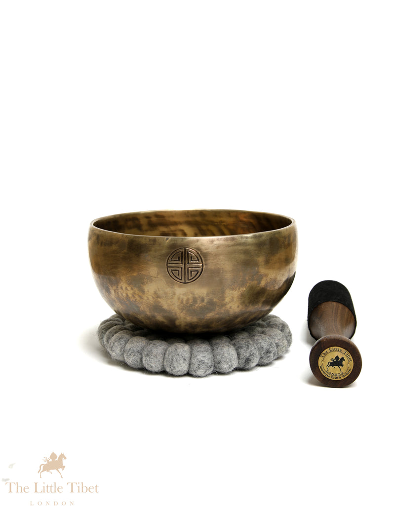 Full Moon Tibetan Singing Bowl | C Note Sacral Chakra Sound Bowl- FM276
