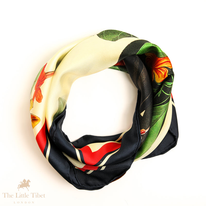 Love in Eternity pure silk Square scarf – The Little Tibet