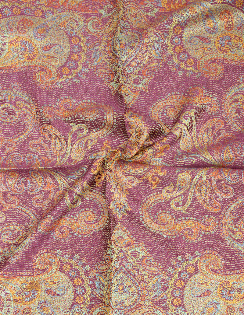 Autumn Glow Himalayan Silk Shawl – Handwoven Luxury Wrap