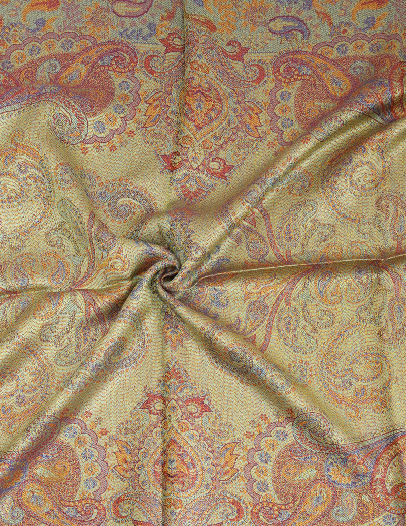 Autumn Glow Himalayan Silk Shawl – Handwoven Luxury Wrap
