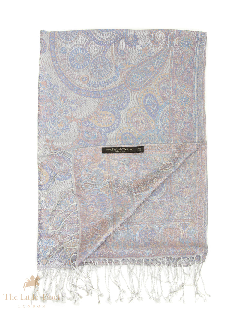 Moonlit Whisper Himalayan Silk Shawl – Elegant Handwoven Wrap