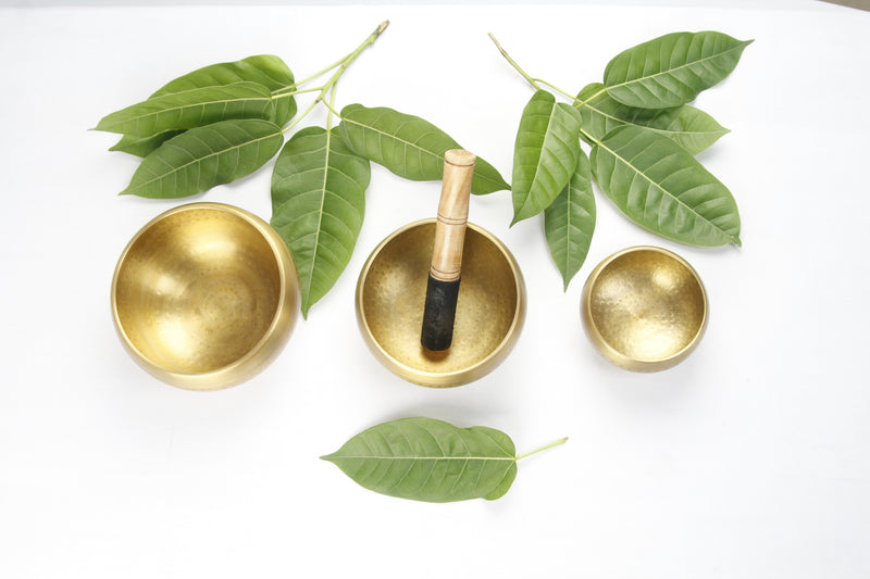 Portable Bliss: Experience Ease and Harmony with the Tibetan Brass Singing Bowl for Yoga and Meditation